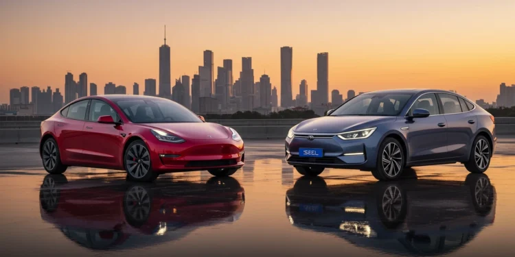 Tesla Model 3 vs BYD Seal