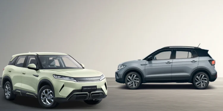 VW T-Cross vs. BYD Yuan Pro